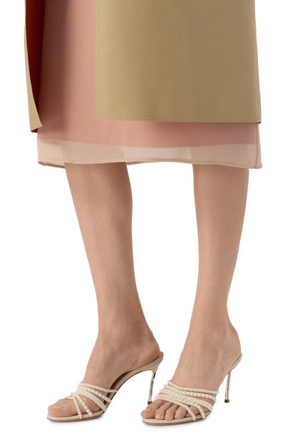 Мюли pearlsway blade 80 CASADEI, арт. 1M476J080M/C2784, фото 3