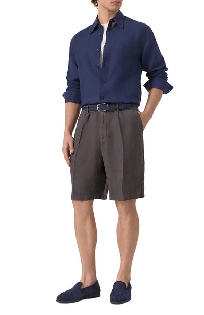 Льняные шорты BRUNELLO CUCINELLI, арт. M243DU0065, фото 2