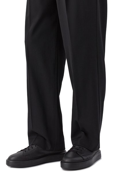 Кожаные кеды chronos H`D`S`N BARACCO, арт. CHR0N0S.10*/GRANELL0+B0ZEMAN NER0, фото 3