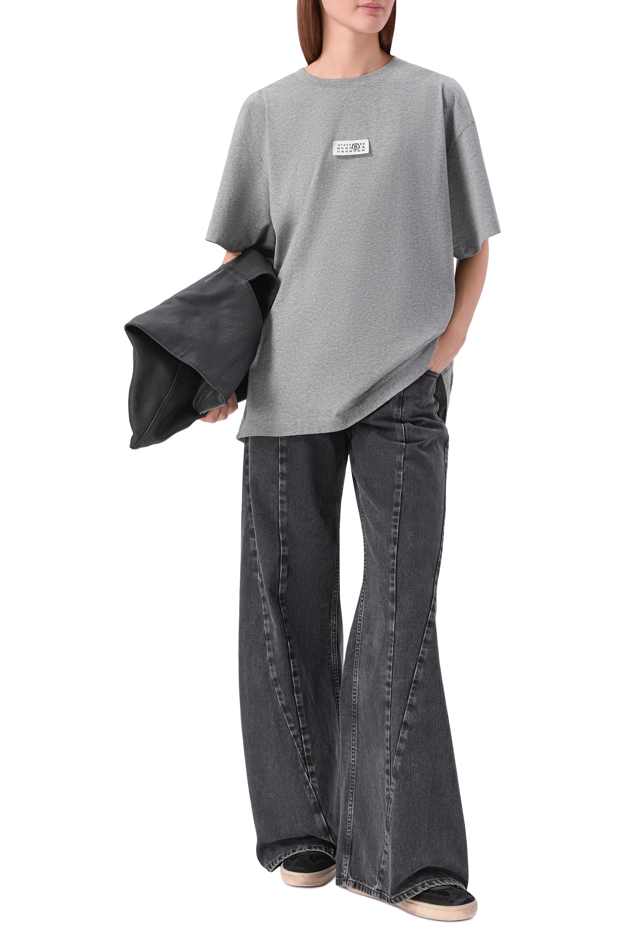 Хлопковая футболка MM6, арт. SH0GC0071/M20170_001, фото 3