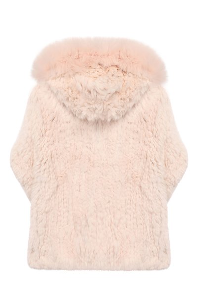 Пончо из кролика YVES SALOMON ENFANT, арт. 20WEC321XXKREX/12-14, фото 2