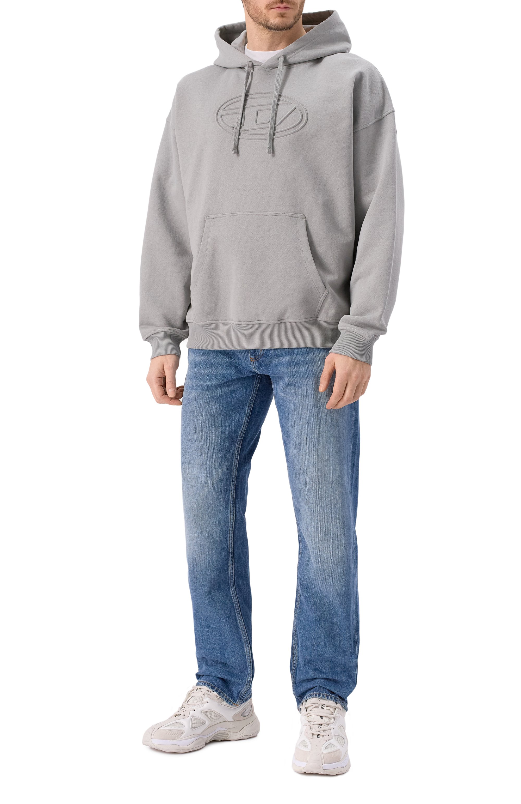 Хлопковое худи DIESEL, арт. A03791/0JYYJ, фото 2