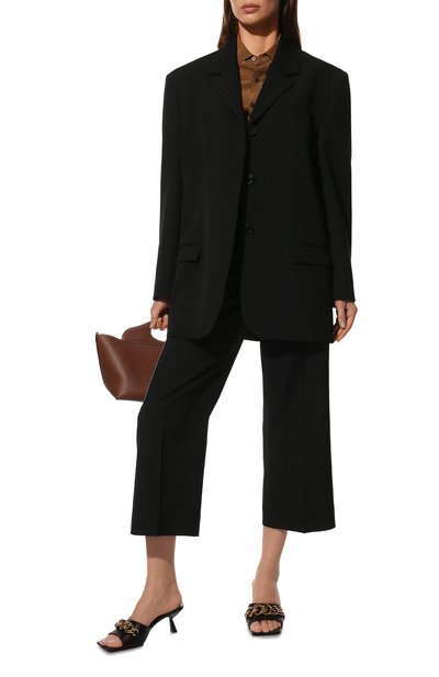 Брюки ACNE STUDIOS черного цвета по цене 51700 руб., арт. AK0509, фото 2 Брюки ACNE STUDIOS, арт. AK0509, фото 2