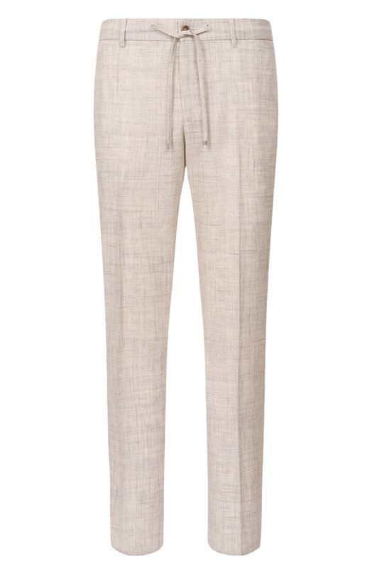 Брюки из шерсти и шелка Andrea Campagna SPIAGGIA20/LP184U Бежевый SPIAGGIA20/LP184U