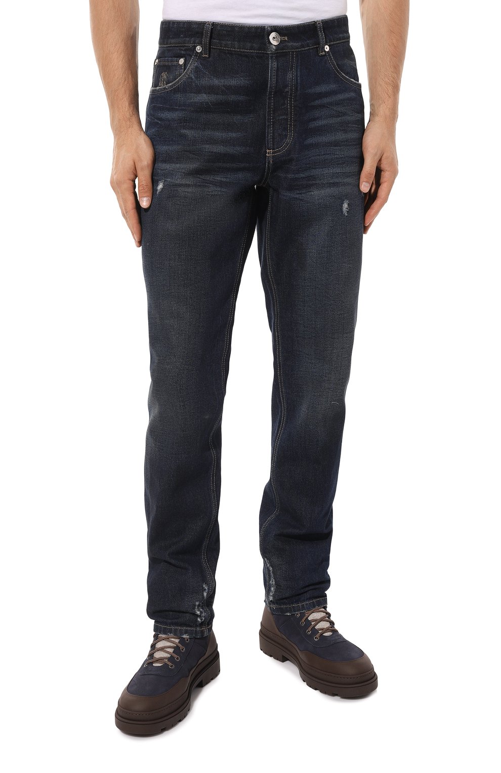 Джинсы traditional fit BRUNELLO CUCINELLI, арт. M074PB3210, фото 3