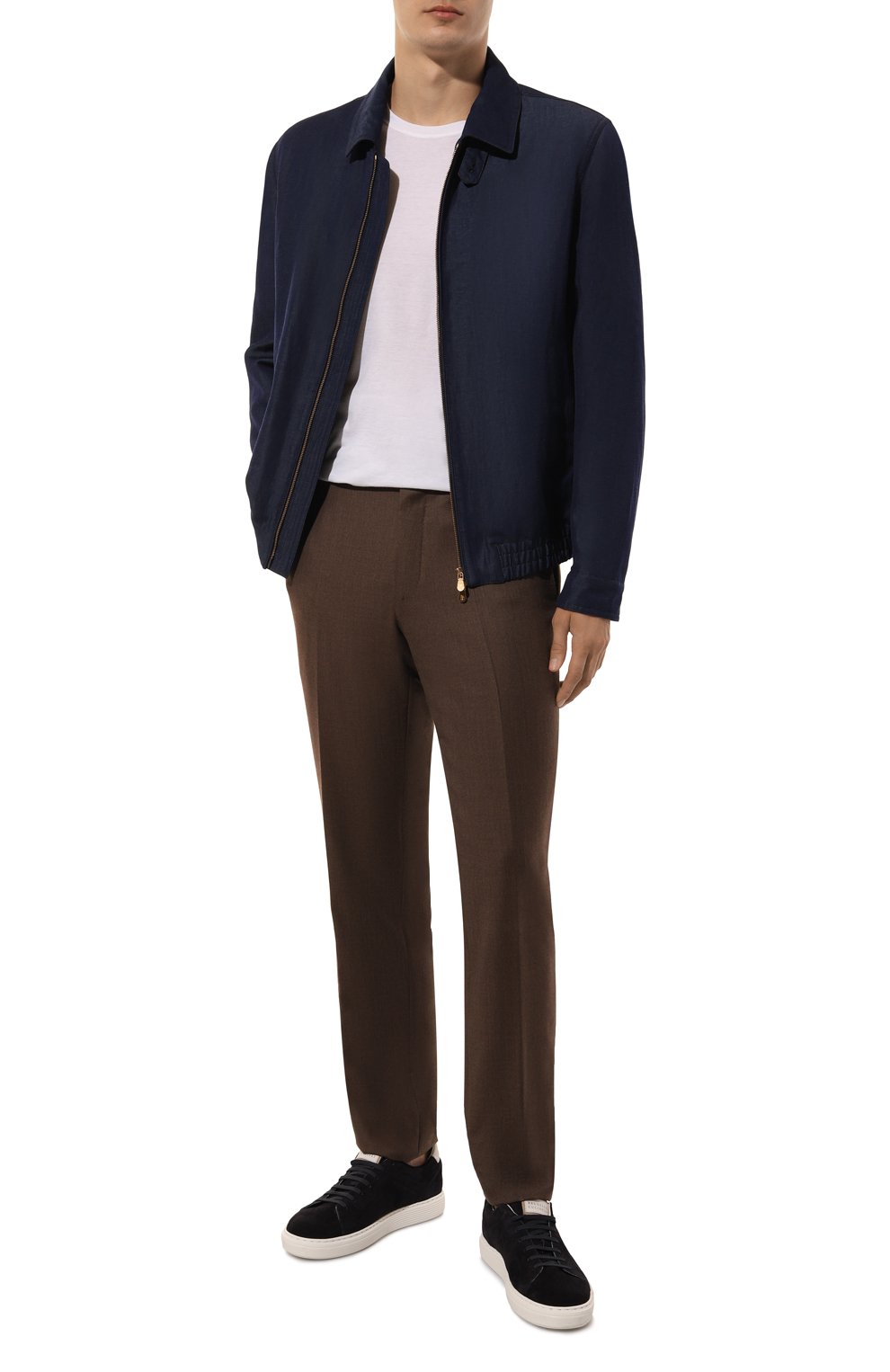 Бомбер из шерсти и льна BRUNELLO CUCINELLI, арт. MB4046205, фото 2