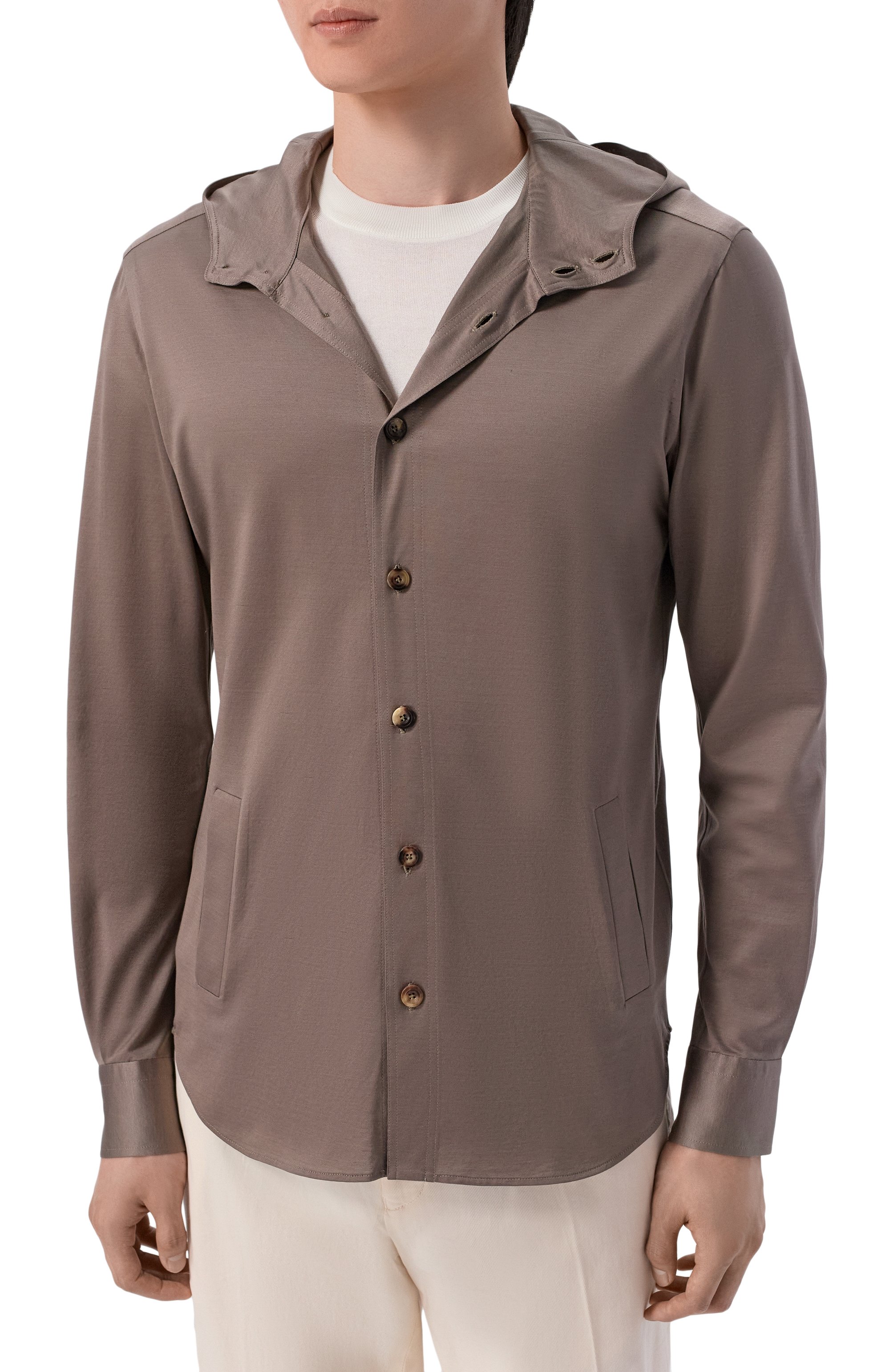 Хлопковая рубашка KITON, арт. UMCMARH09665, фото 3