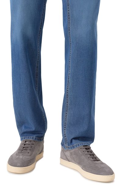 Замшевые кеды BRUNELLO CUCINELLI, арт. MZUSILN311, фото 3