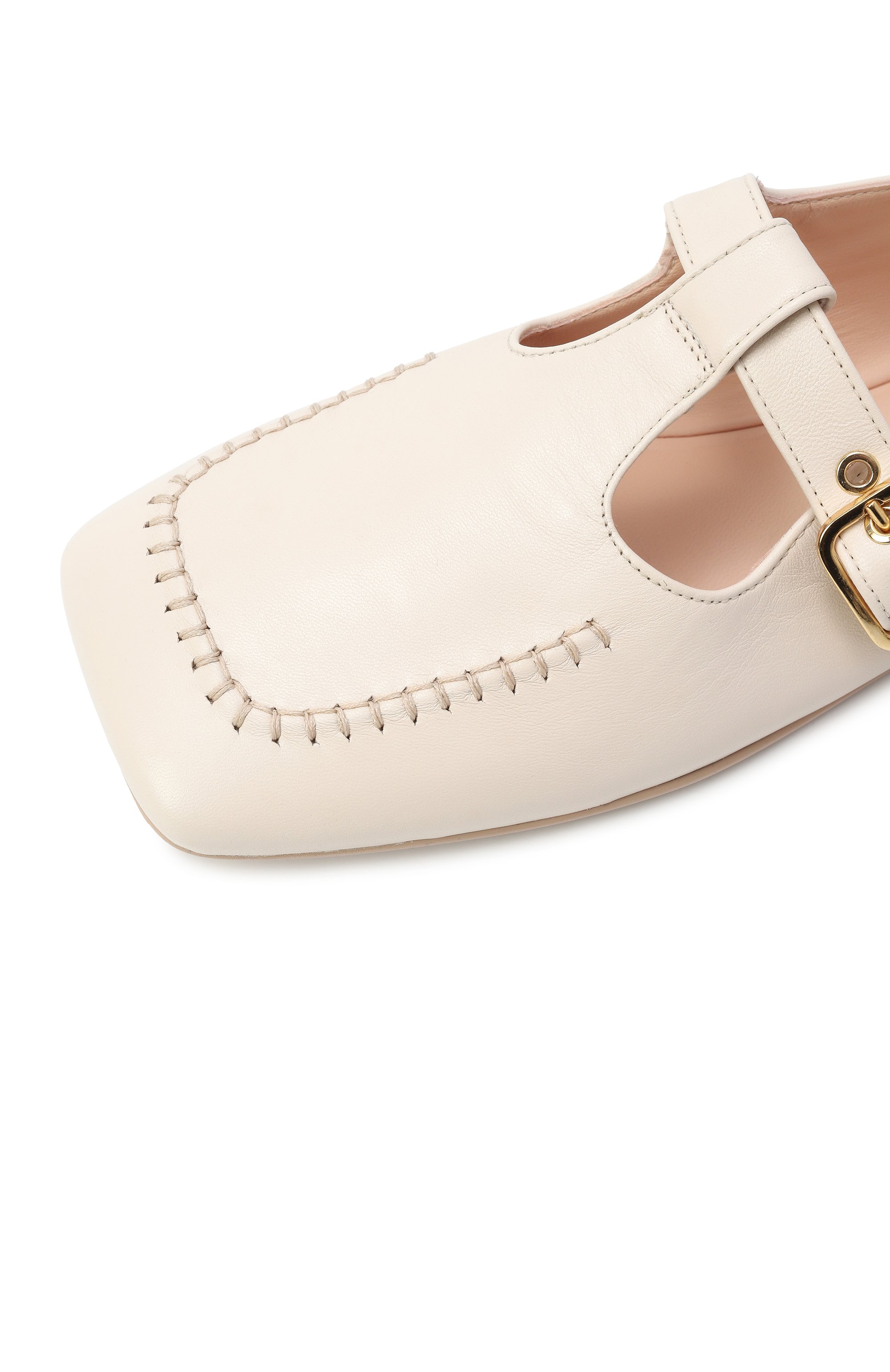 Кожаные балетки ceramic AGL, арт. D840006PG/KA076, фото 7