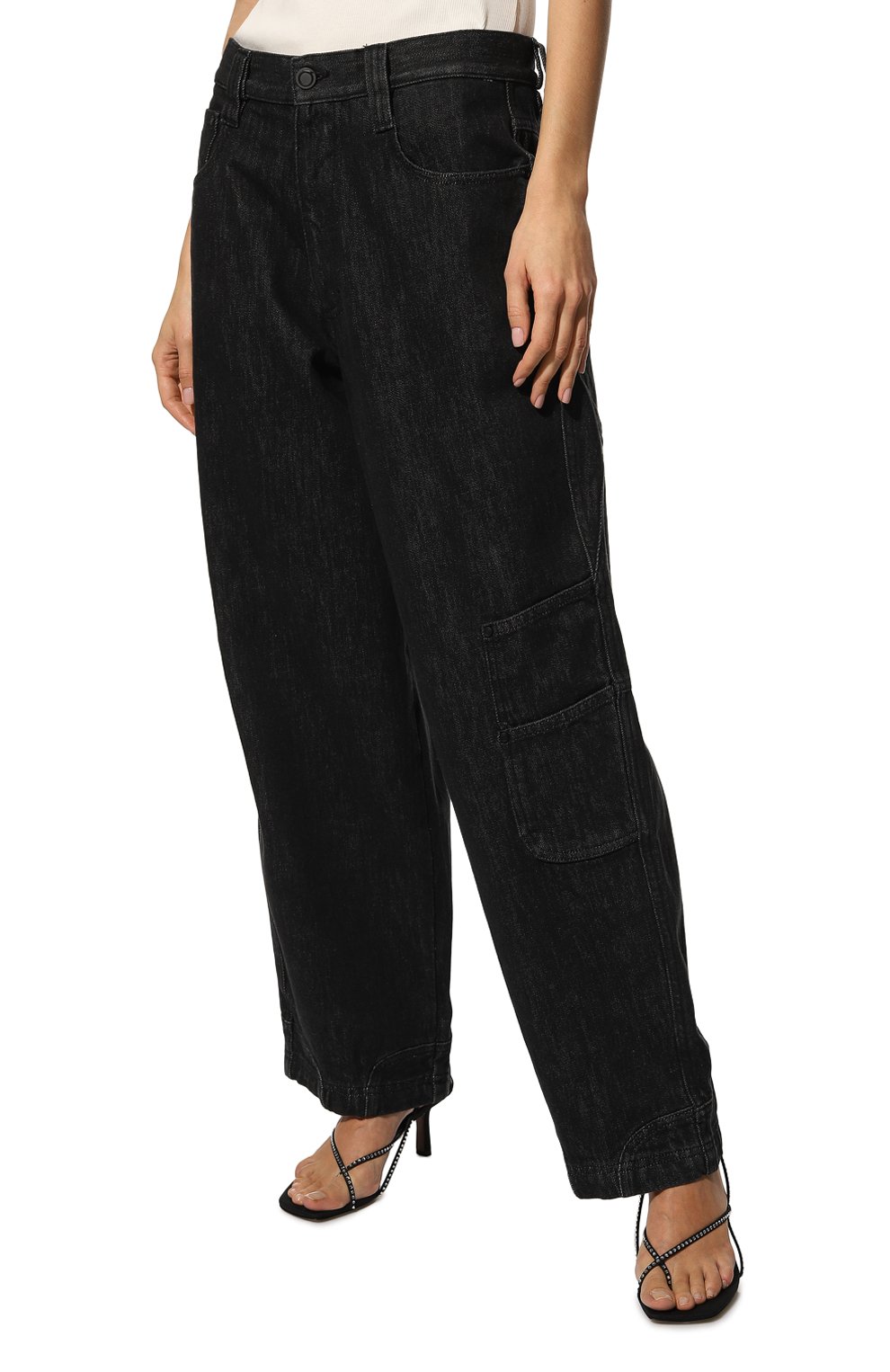 Джинсы TRUSSARDI темно-серого цвета по цене 19950 руб., арт. 56J00207-1T006155-C-001, фото 3 Джинсы TRUSSARDI, арт. 56J00207-1T006155-C-001, фото 3