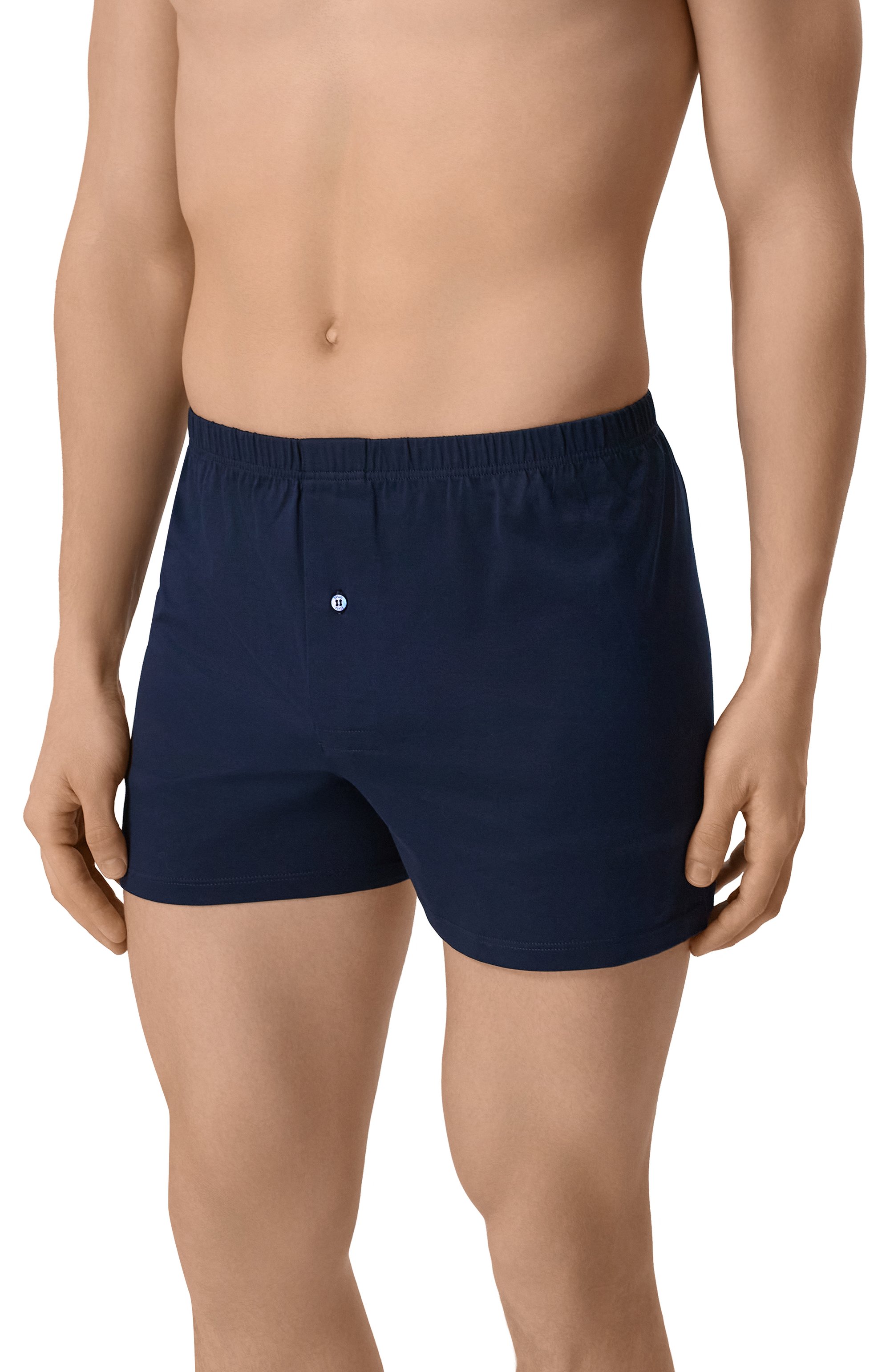 Хлопковые боксеры ZILLI темно-синего цвета по цене 25750 руб., арт. BXM006M0110V00000, фото 2 Хлопковые боксеры ZILLI, арт. BXM006M0110V00000, фото 2