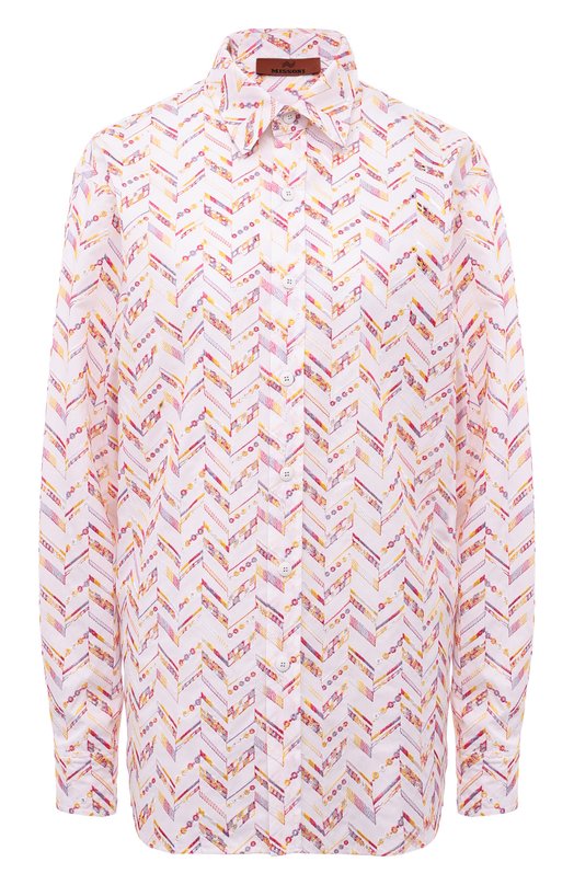 

Хлопковая рубашка Missoni, Розовый