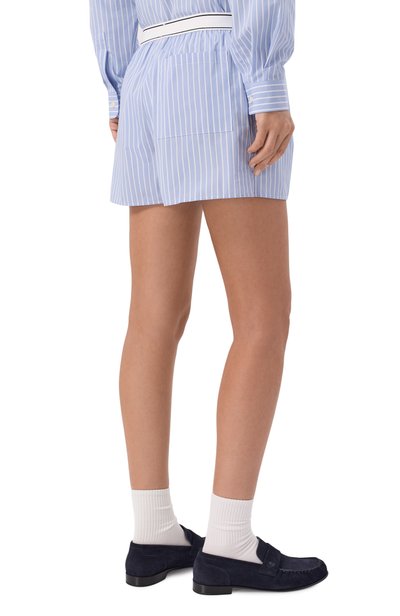 Хлопковые шорты SPORTY AND RICH, арт. SH01574326BL154, фото 4