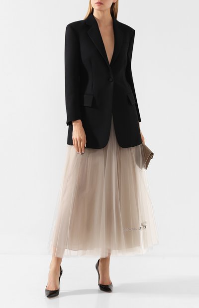 Жакет из смеси шелка и шерсти VALENTINO, арт. SB0CE1N04W0, фото 2