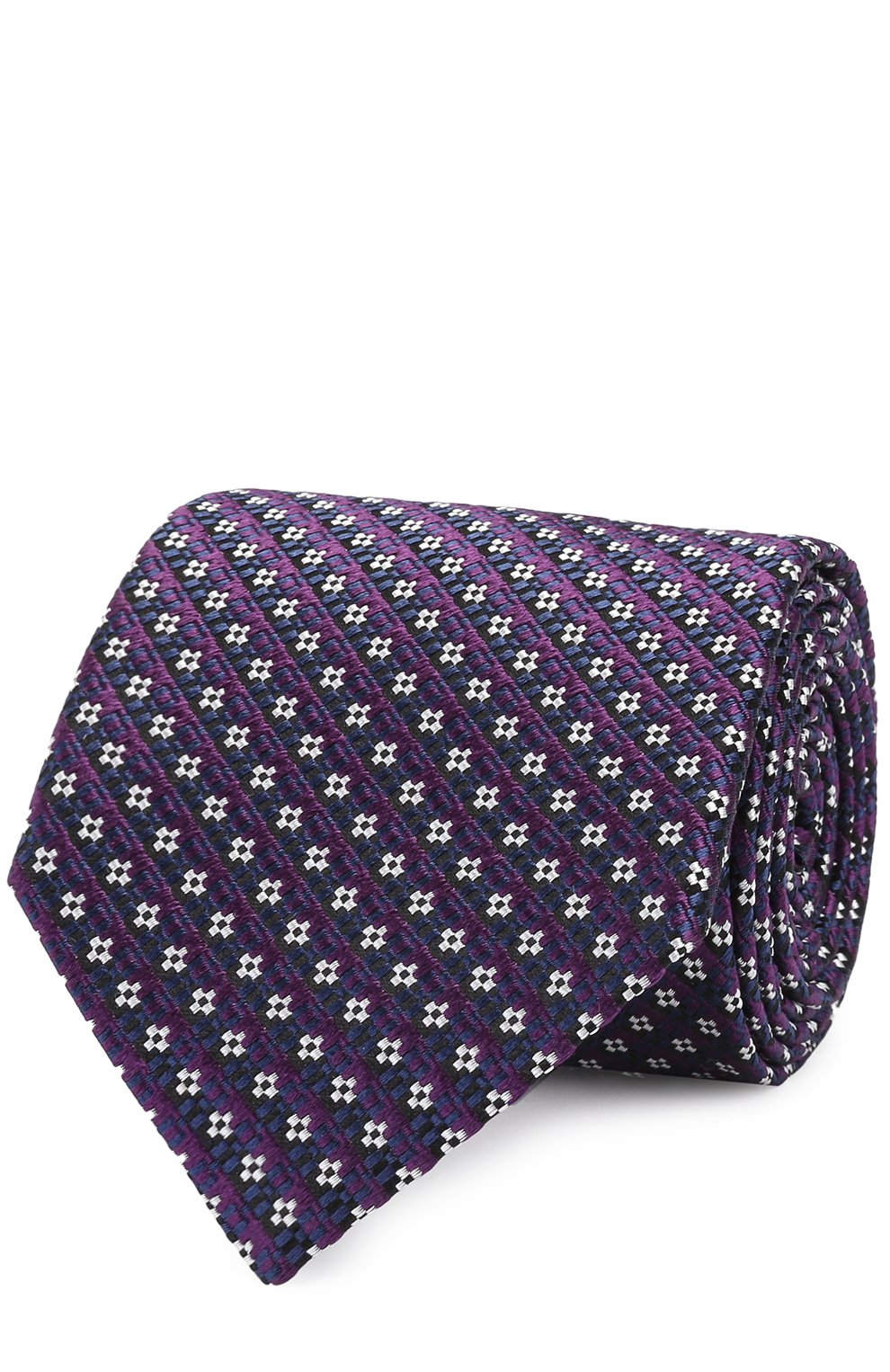 Шелковый галстук с узором ZEGNA, арт. Z9D371L8, фото 1