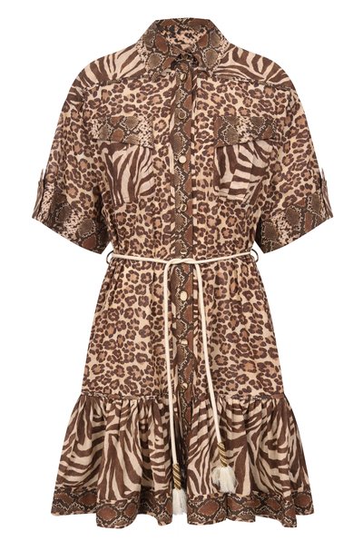 Женское хлопковое платье ZIMMERMANN, арт. 5759DRS262