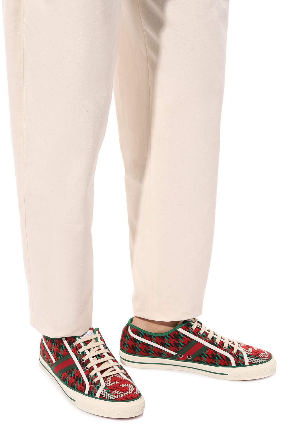 Текстильные кеды tennis 1977 GUCCI, арт. 645031 2KT30, фото 3