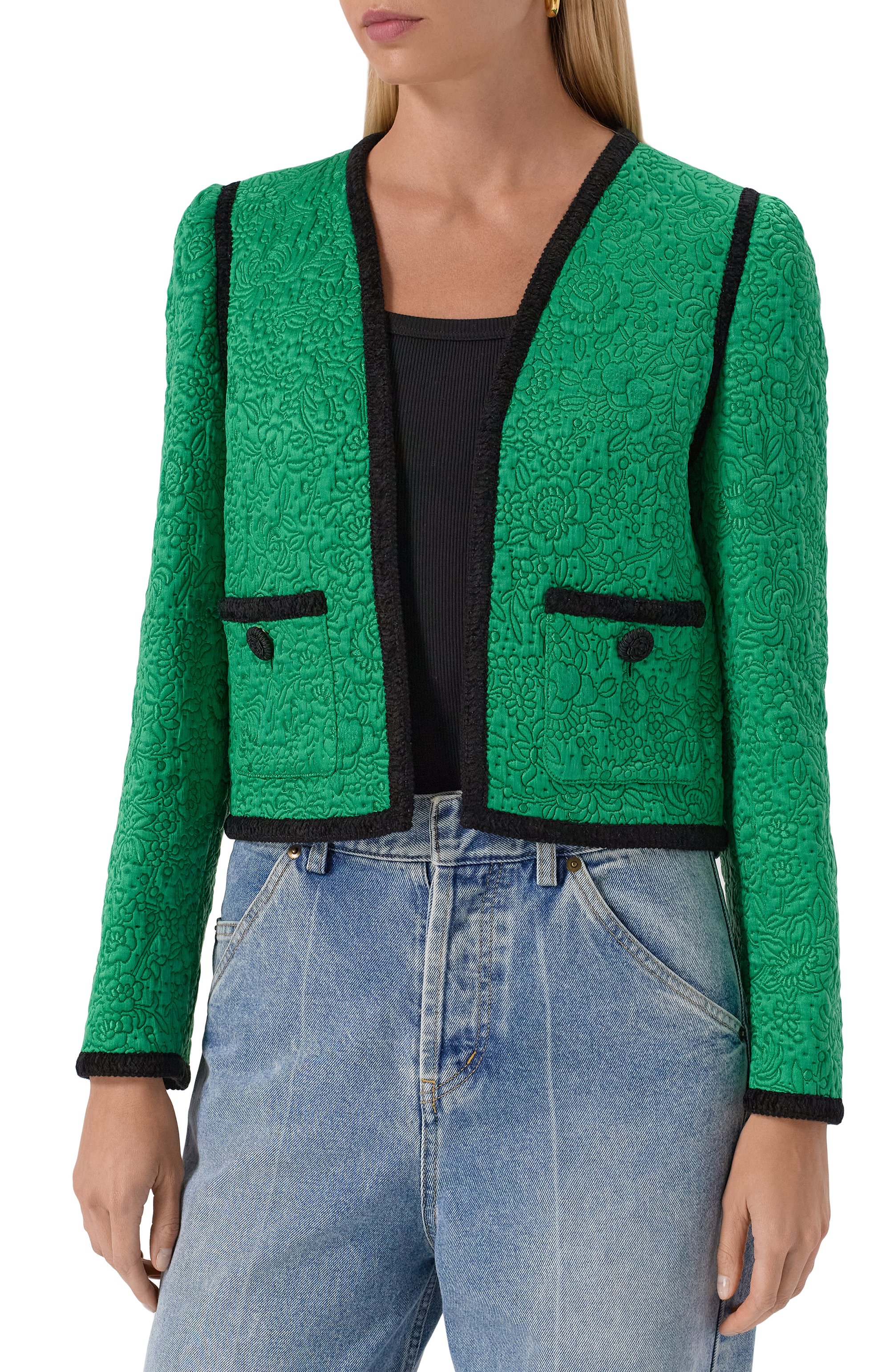 Жакет из шерсти и шелка VALENTINO, арт. 7B3CE4N5/99J, фото 3