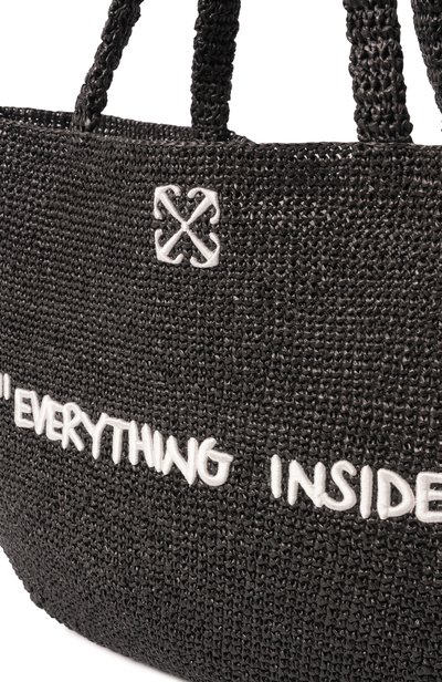 Сумка-тоут jitney quote OFF-WHITE, арт. 0WWNA15F26FB01, фото 4