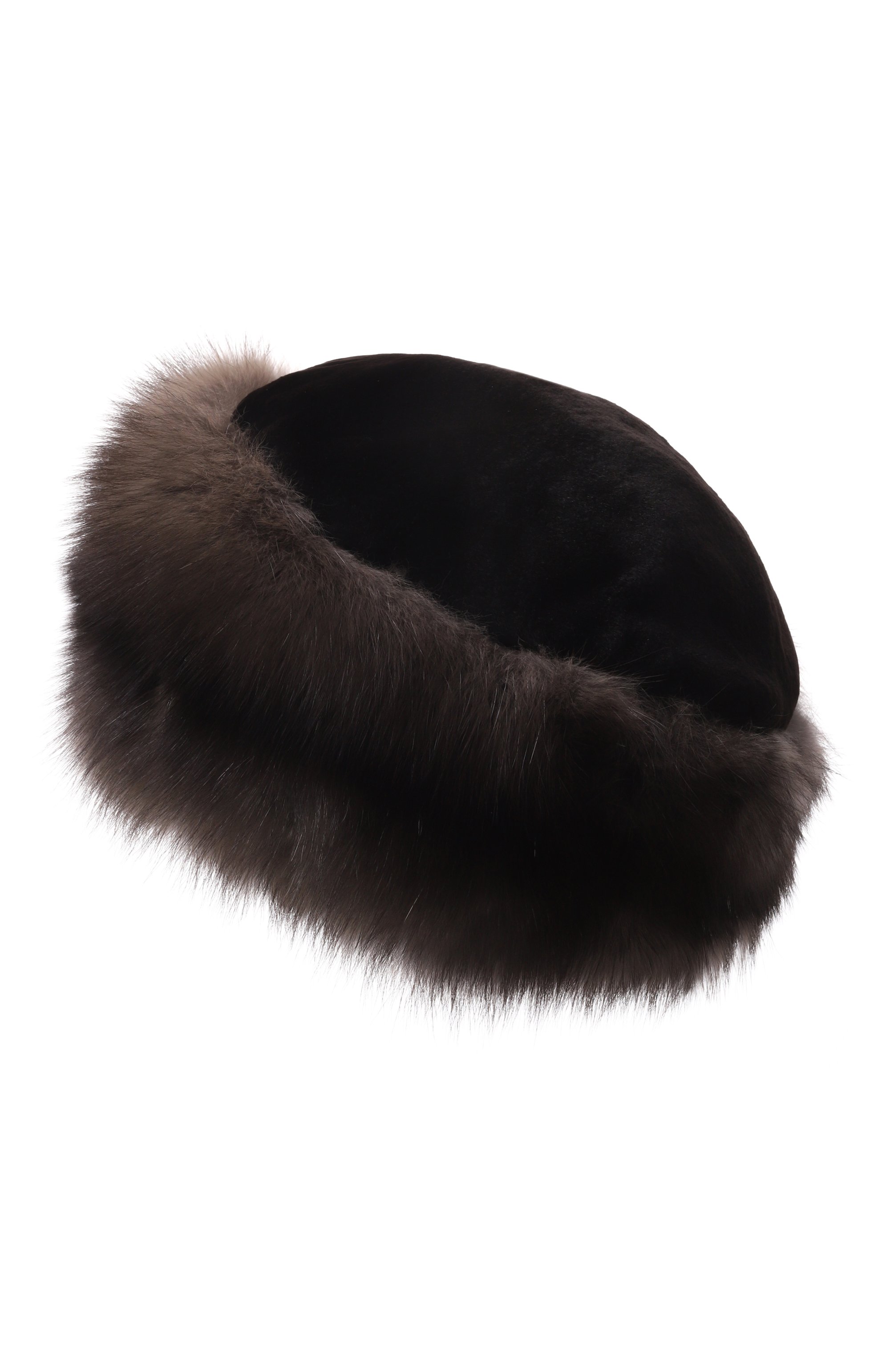 Меховая шапка из норки и соболя VICTORIA KUSENKOVA, арт. 060213583080, фото 2