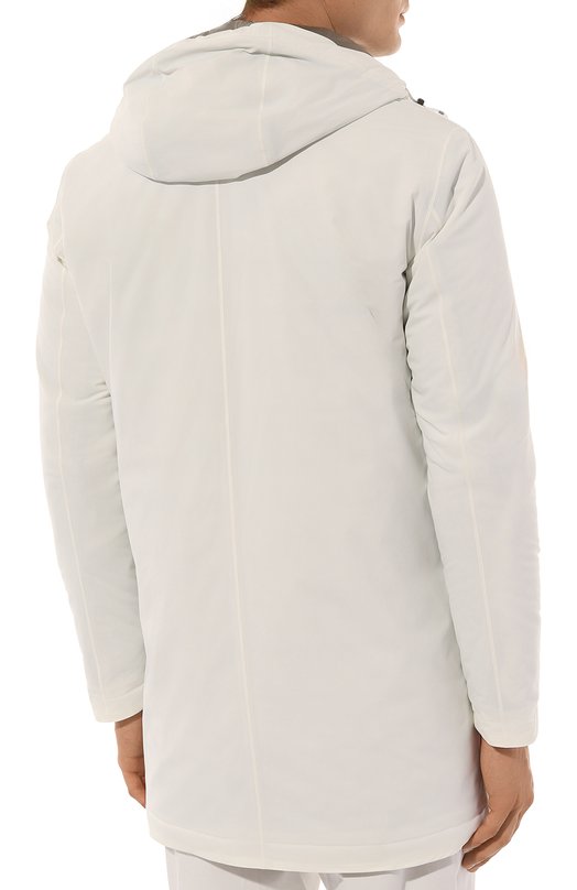 Утепленный плащ Herno PA00029UR/12387S Кремовый  PA00029UR/12387S Фото 4
