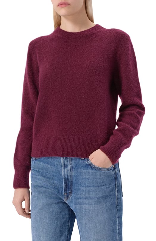 Свитер из шерсти и шелка MRZ FW25-0205 Бордовый  FW25-0205 Фото 3