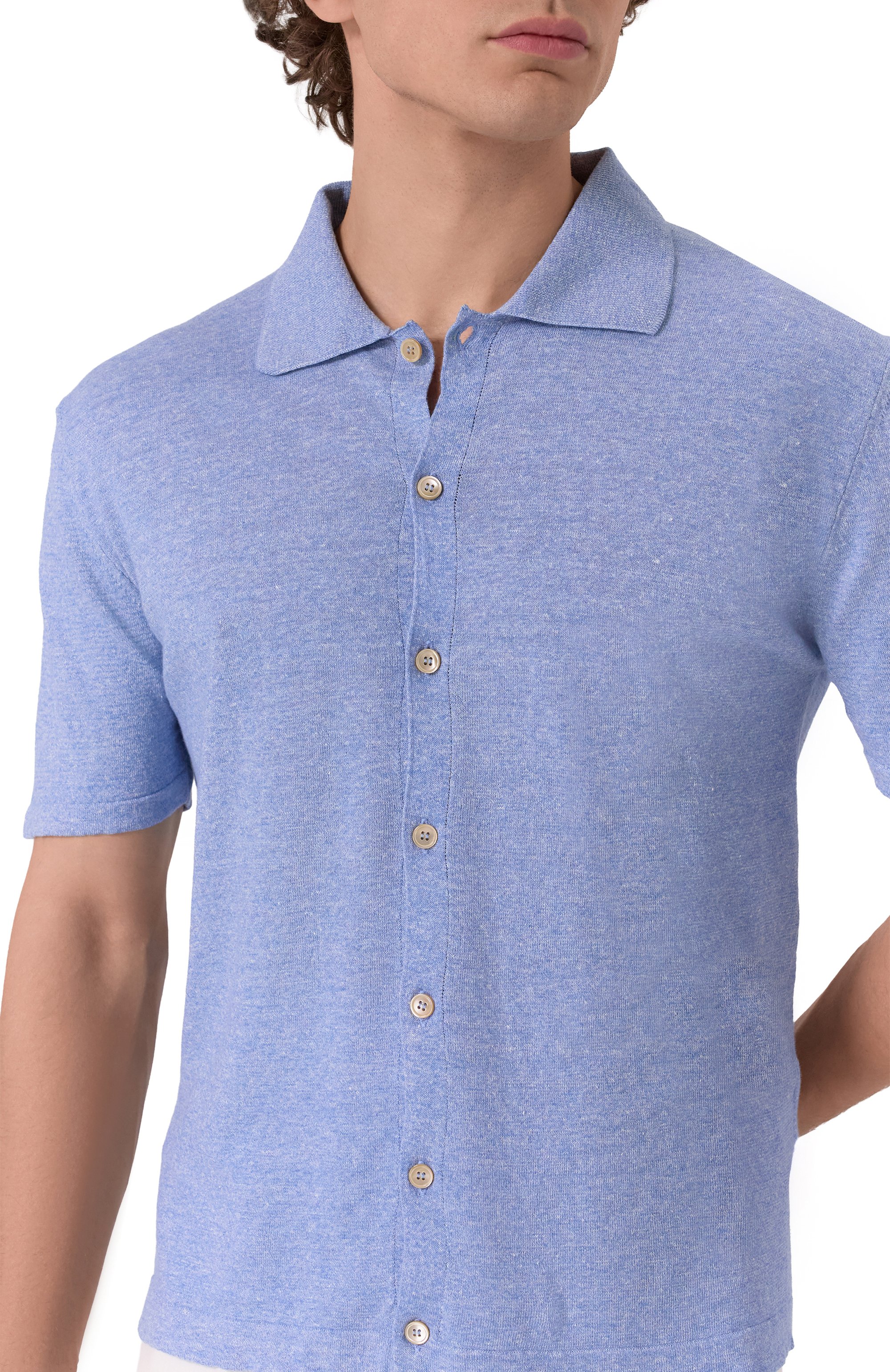 Рубашка изо льна и хлопка DANIELE FIESOLI, арт. DF5272, фото 5