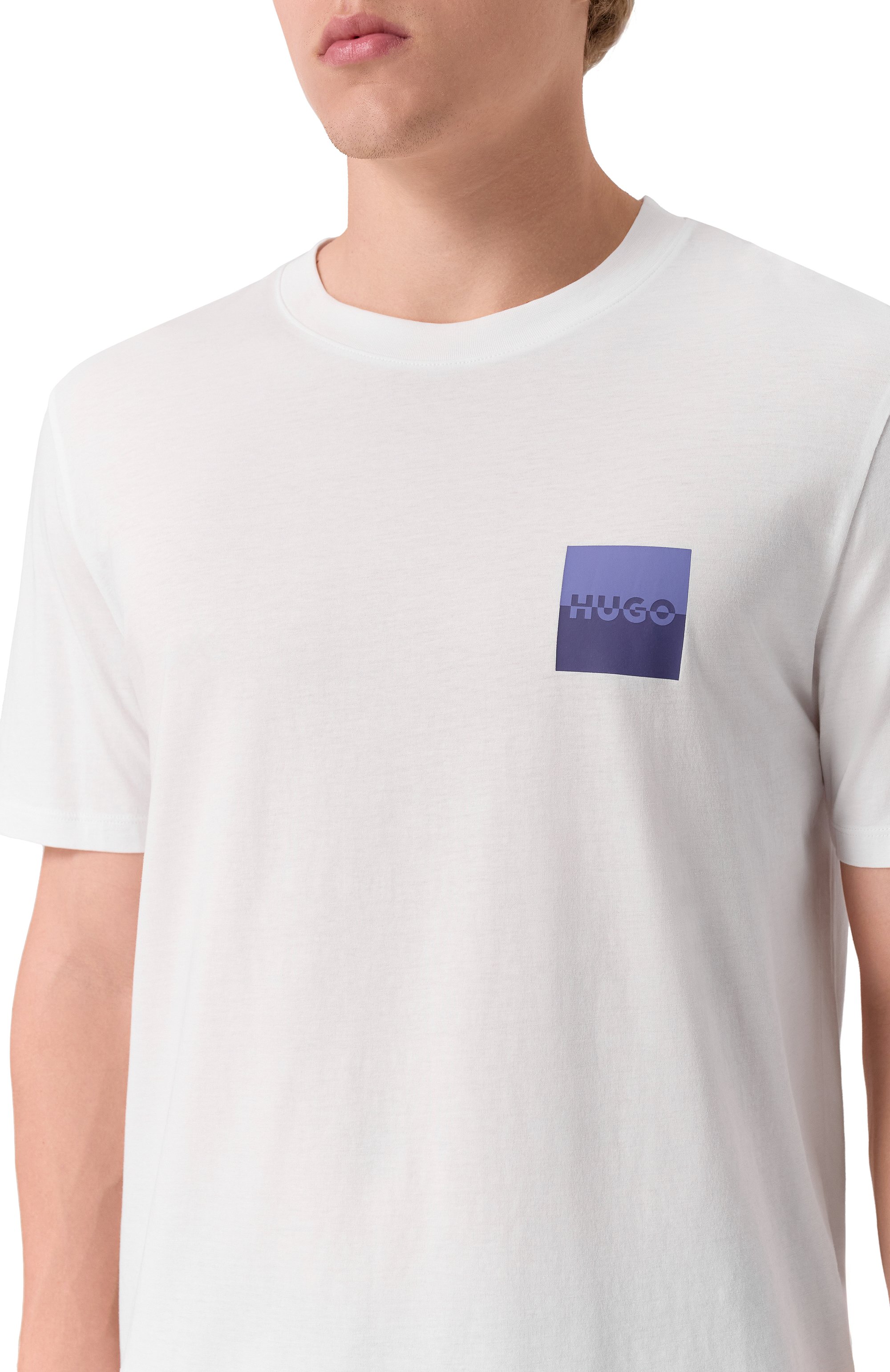 Хлопковая футболка HUGO, арт. 50544458, фото 5