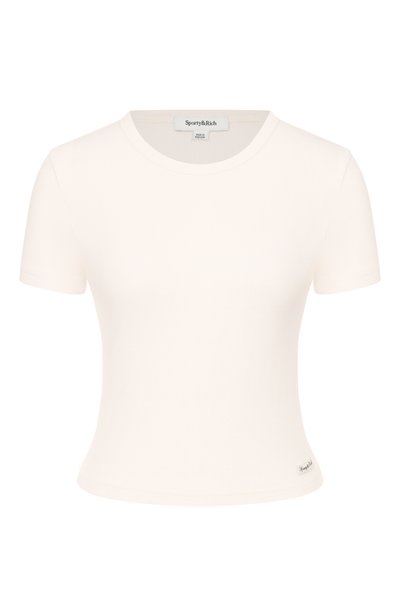 Женская хлопковая футболка SPORTY AND RICH, арт. T011374326WH37