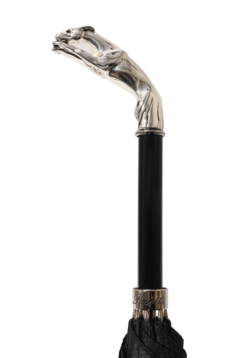 Зонт-трость PASOTTI OMBRELLI черного цвета по цене 30700 руб., арт. 0MITU0 478/SC0TLAND 50890/5, фото 5 Зонт-трость PASOTTI OMBRELLI, арт. 0MITU0 478/SC0TLAND 50890/5, фото 5