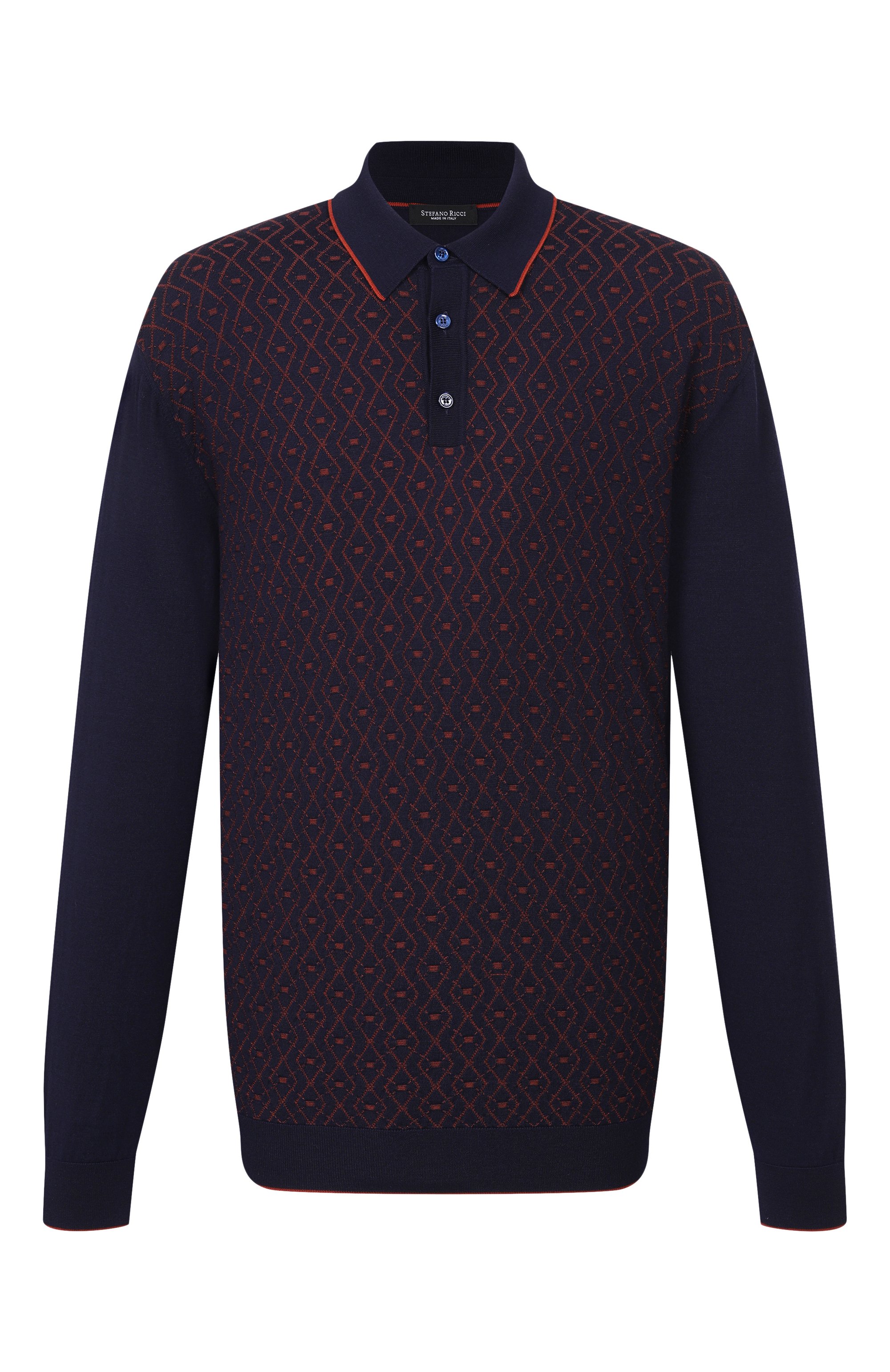 Поло из шерсти и шелка STEFANO RICCI, арт. KE06010P03/E25402, фото 1