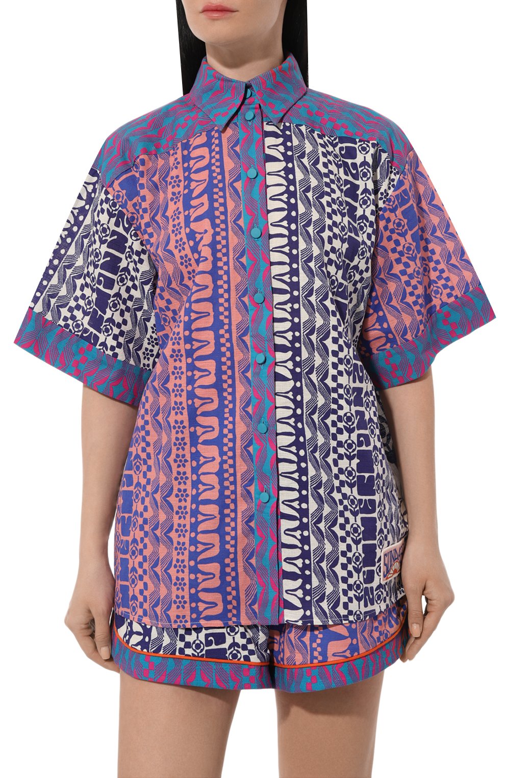 Хлопковая рубашка ZIMMERMANN, арт. 8758TRS244, фото 3