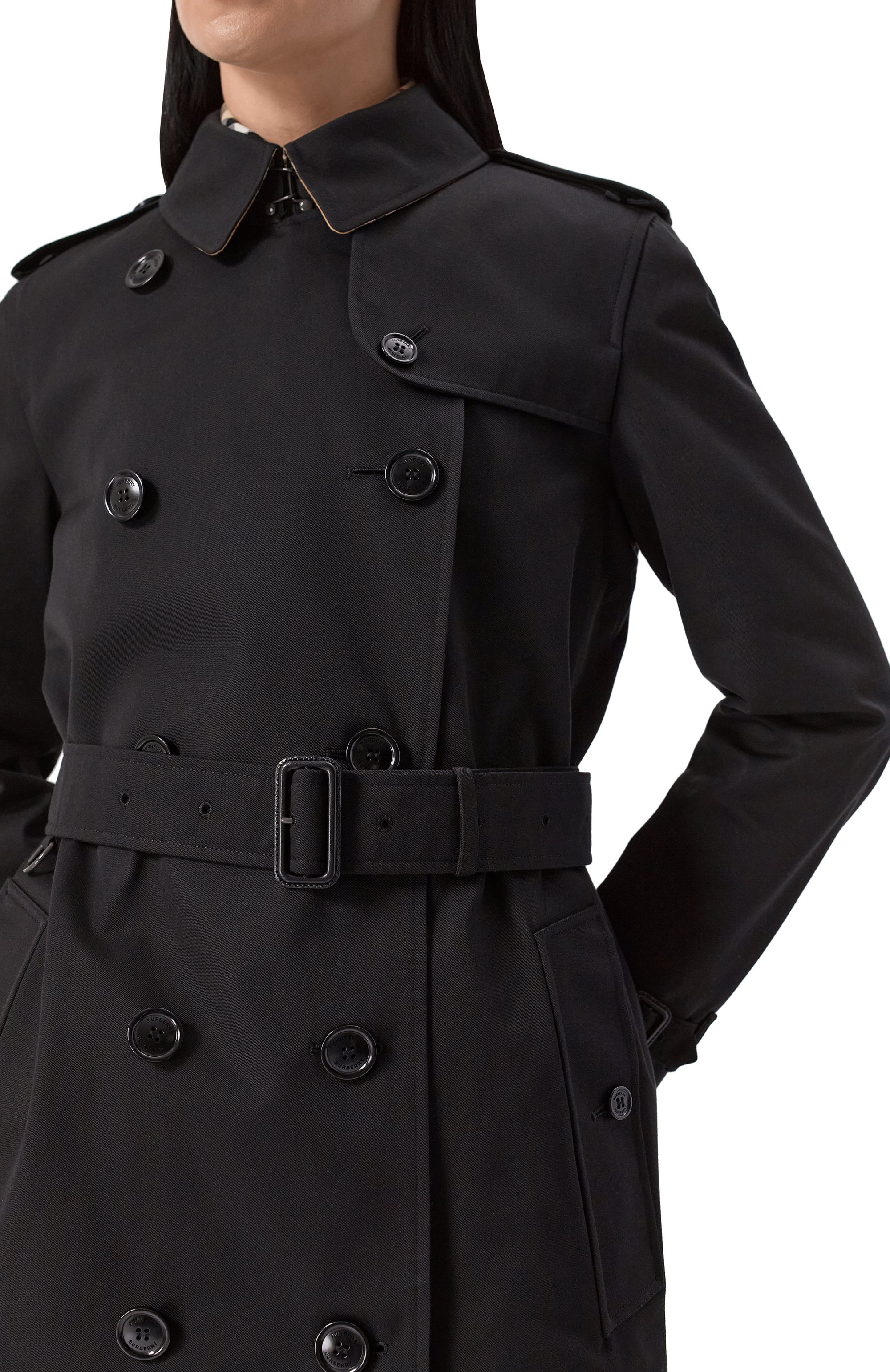 Хлопковый тренч BURBERRY, арт. 8079409, фото 5