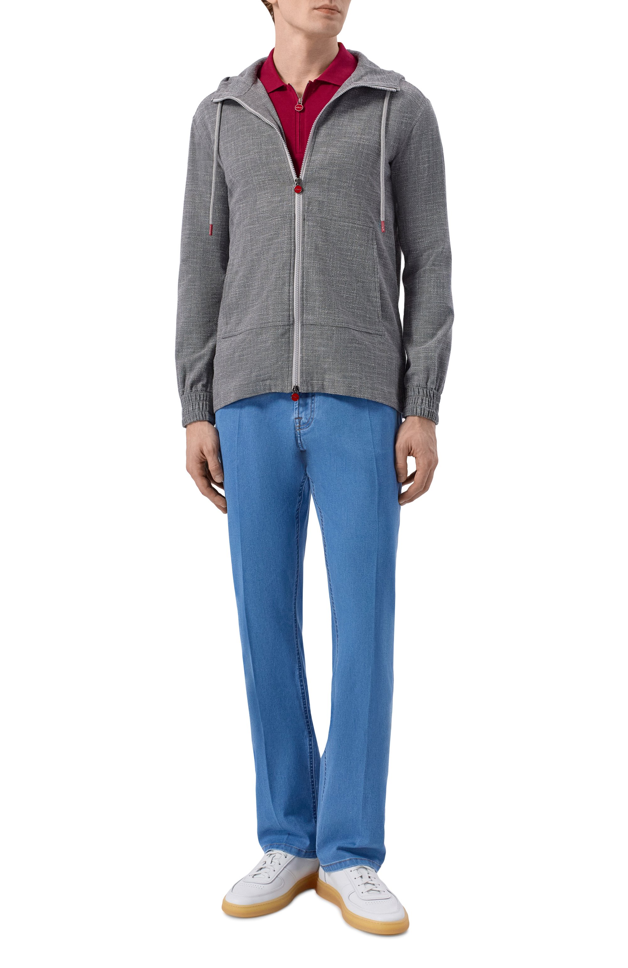 Толстовка из шерсти и шелка KITON, арт. UMC010K0615E05, фото 2