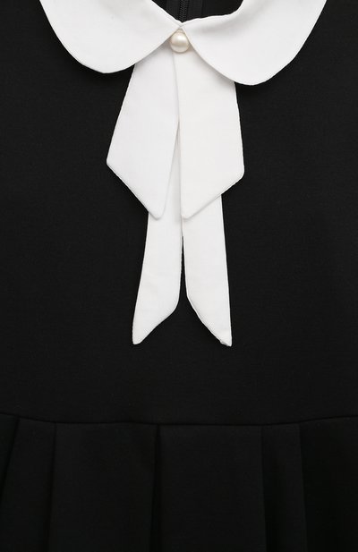 Платье из вискозы DAL LAGO черного цвета по цене 15250 руб., арт. R285/8111/7-12, фото 3 Платье из вискозы DAL LAGO, арт. R285/8111/7-12, фото 3