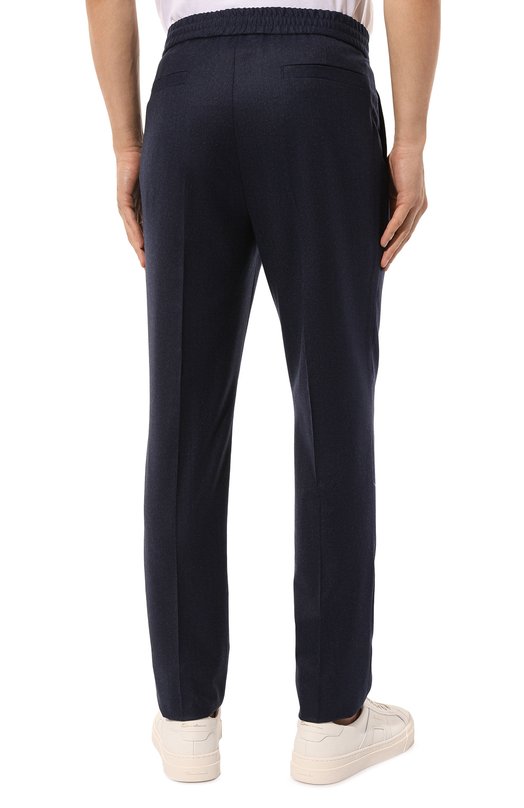 Шерстяные брюки Brunello Cucinelli ME226B2163 Синий  ME226B2163 Фото 4
