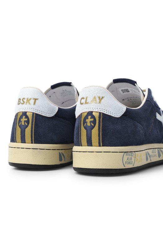 Замшевые кеды Bskt Clay Premiata BSKTCLAY/VAR 7708 Синий  BSKTCLAY/VAR 7708 Фото 6