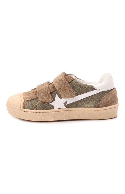 Кеды из кожи и текстиля RONDINELLA, арт. 11866-1F/6524/28-30, фото 2