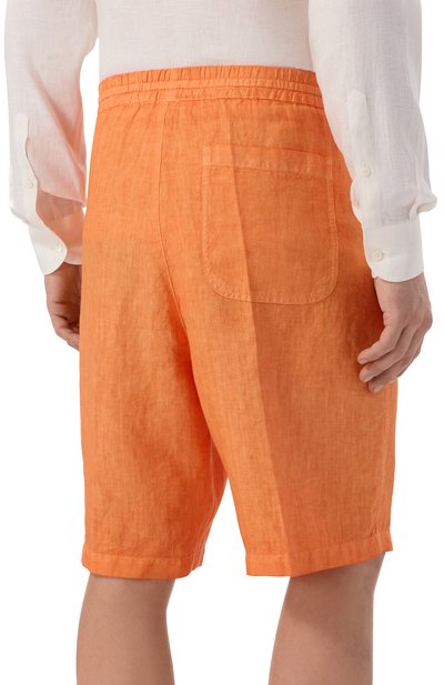 Льняные шорты 120% LINO, арт. 33ALIM29CM/0253/S00, фото 4