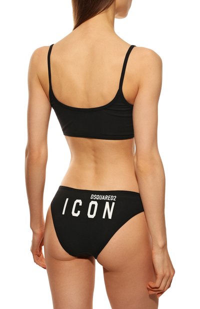 Трусы-слипы DSQUARED2 черного цвета по цене 12550 руб., арт. D8L613850, фото 3 Трусы-слипы DSQUARED2, арт. D8L613850, фото 3