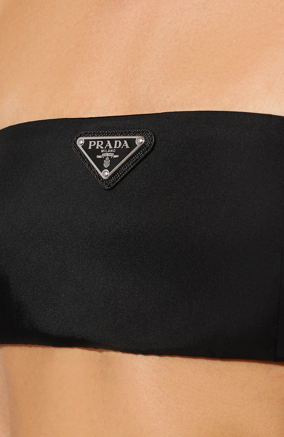Бра-топ PRADA черного цвета по цене 72000 руб., арт. 240707-1WQ8-F0002-212, фото 5 Бра-топ PRADA, арт. 240707-1WQ8-F0002-212, фото 5