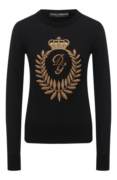 Женский пуловер из шерсти и вискозы DOLCE & GABBANA, арт. FX824T/JAM0J