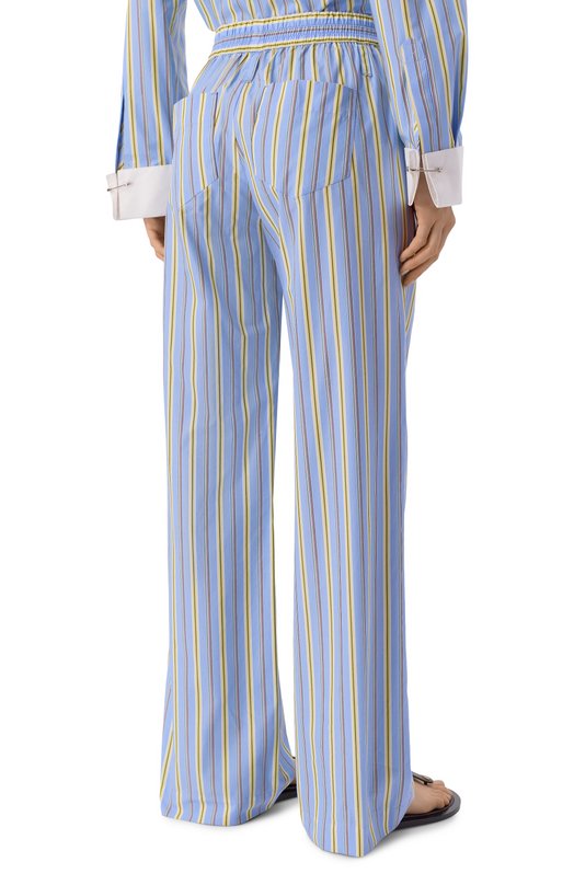 Хлопковые брюки Zadig and Voltaire WWPA01907 Голубой  WWPA01907 Фото 4