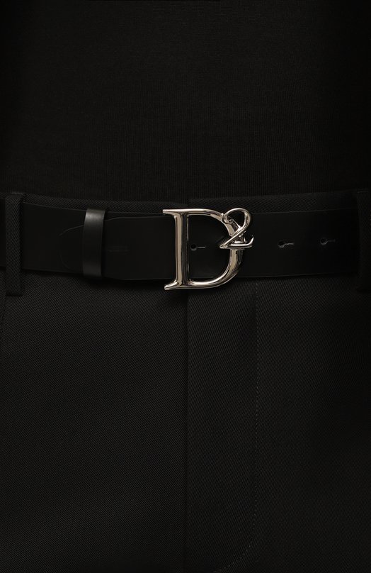 Кожаный ремень Dsquared2 BEM0560 Чёрный  BEM0560 Фото 2