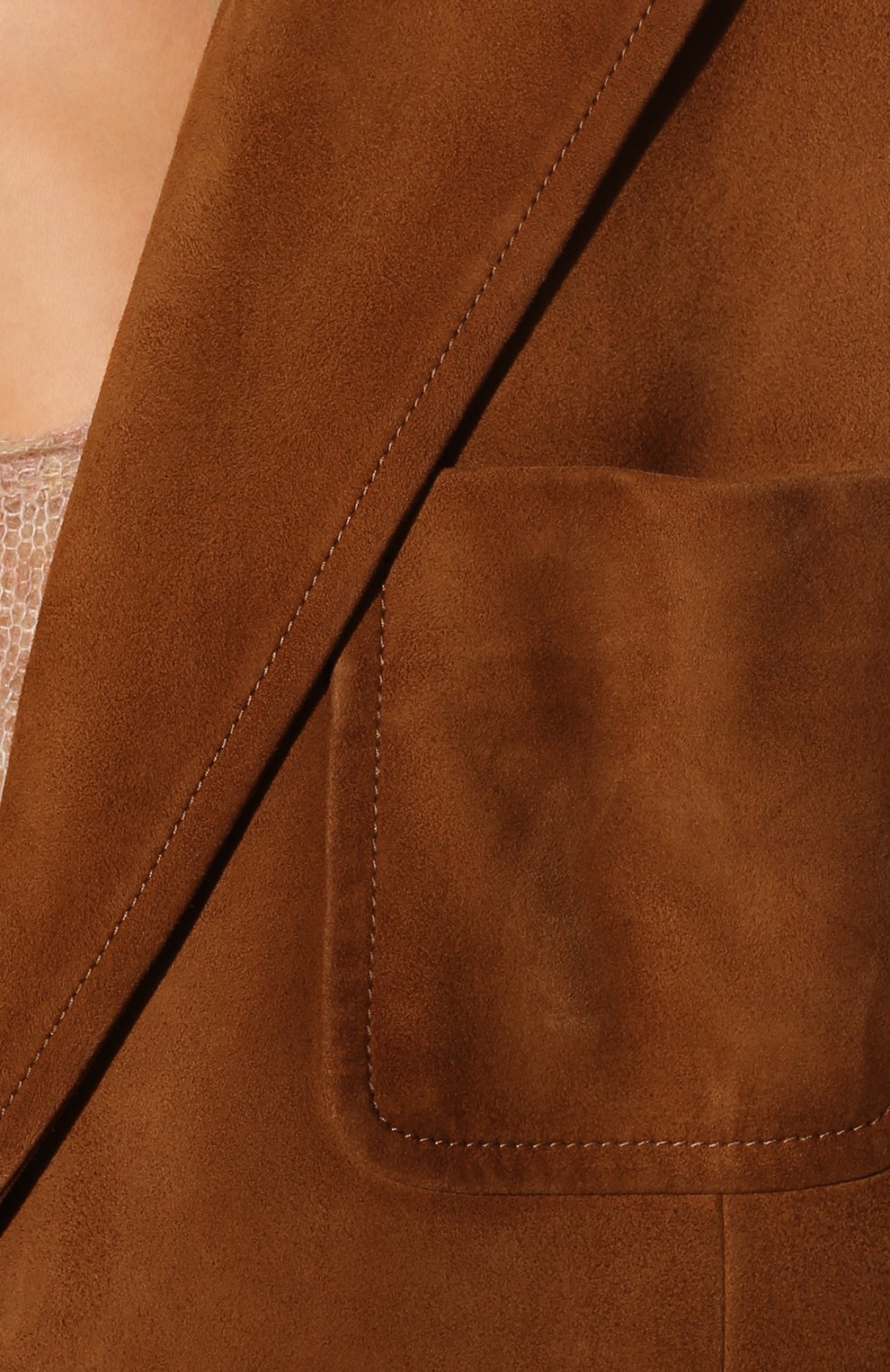 Замшевый жакет MIU MIU, арт. MPG459-104R-F0401, фото 5