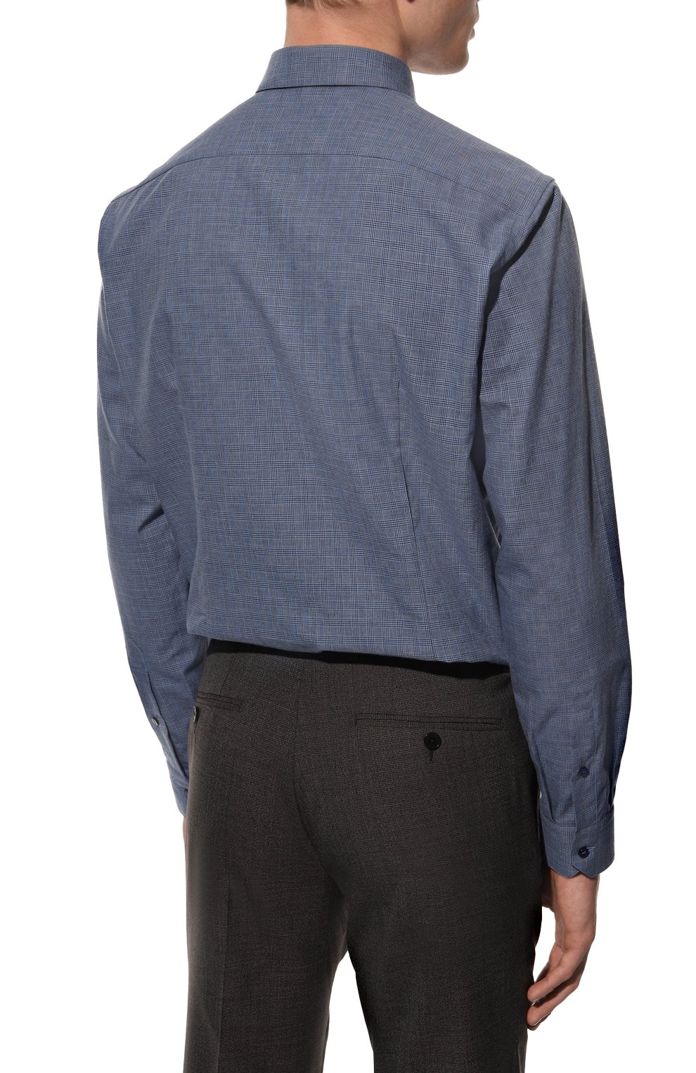 Сорочка из хлопка и кашемира ZILLI, арт. MFY-12152-369811/0001, фото 5