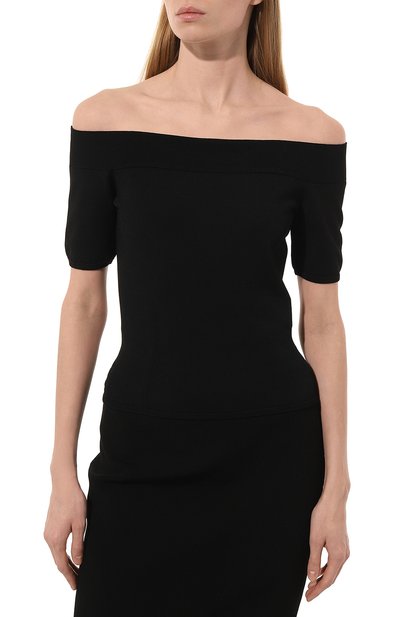 Топ из вискозы ALEXANDER MCQUEEN, арт. 669510/Q1AV41000, фото 3