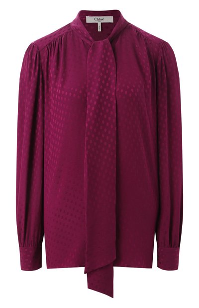 Шелковая блузка CHLOÉ, арт. CH25SHT02315, фото 1