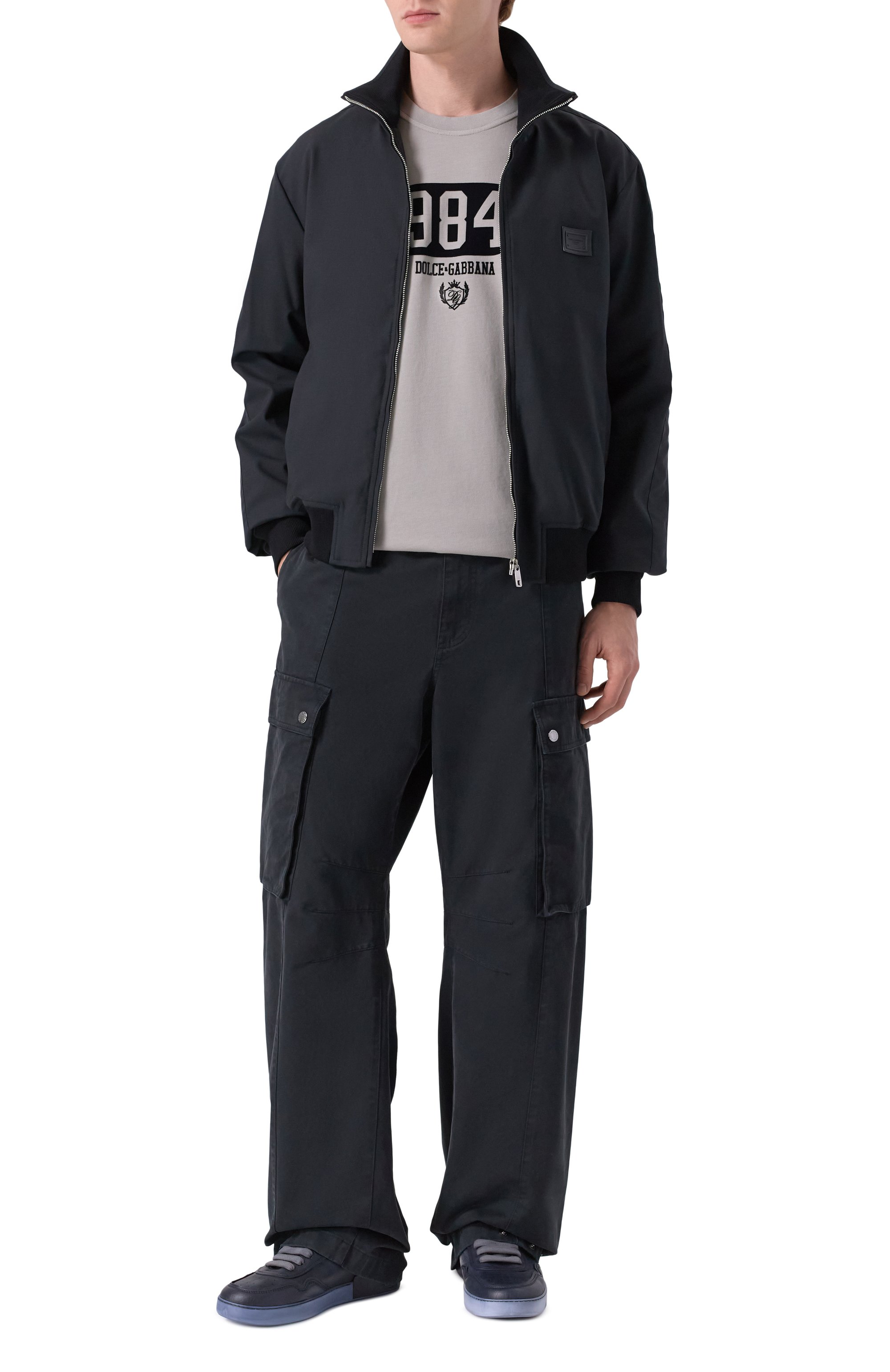 Кожаные кеды portofino DOLCE & GABBANA, арт. CS2378/AW467, фото 2