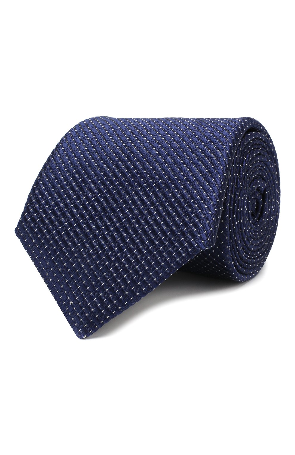 Шелковый галстук CANALI темно-синего цвета по цене 8995 руб., арт. 18/HJ02007, фото 1 Шелковый галстук CANALI, арт. 18/HJ02007, фото 1
